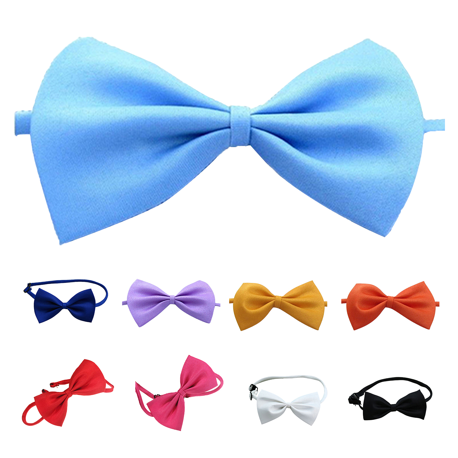 Leuke 1 Stuk Leuke Effen Kleur Verstelbare Pet Bow Tie Hond Kraag Strik Strikjes Gentleman Hond Vlinderdas pet Supply