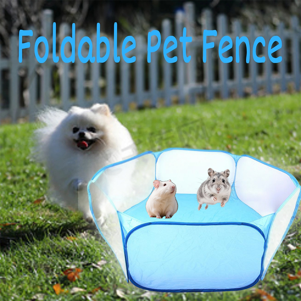 Marsvinbur bærbart kjæledyr katter hunder bur telt lekegrind sammenleggbart gjerde for hamster pinnsvin pustende tilbehør hamster