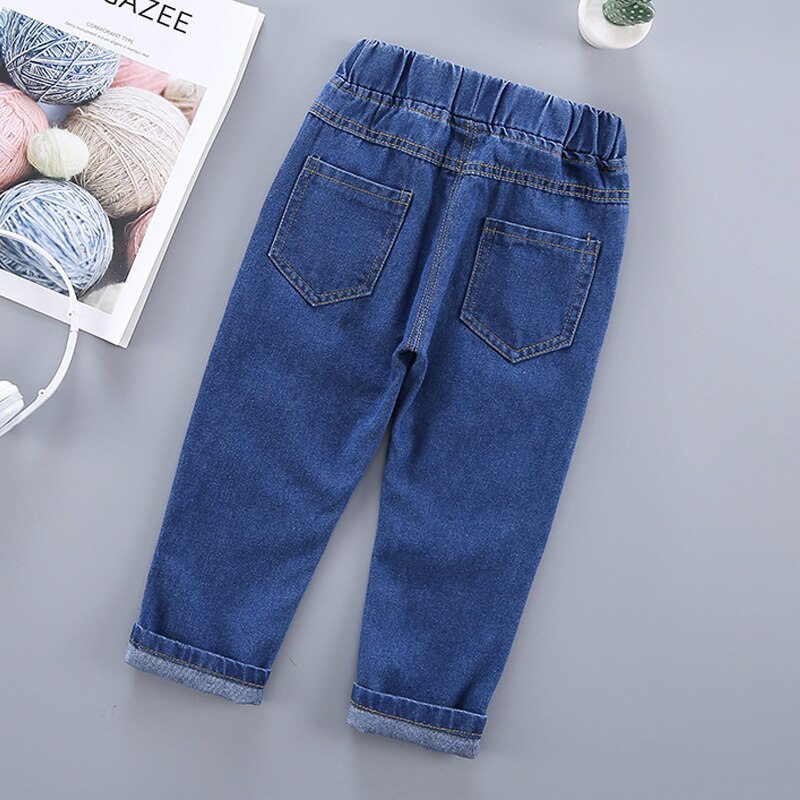 Filles enfants jean nouvelle bébé fille Denim pantalon enfant en bas âge dessin animé motif Leggings enfants tenues pour 2 6 ans