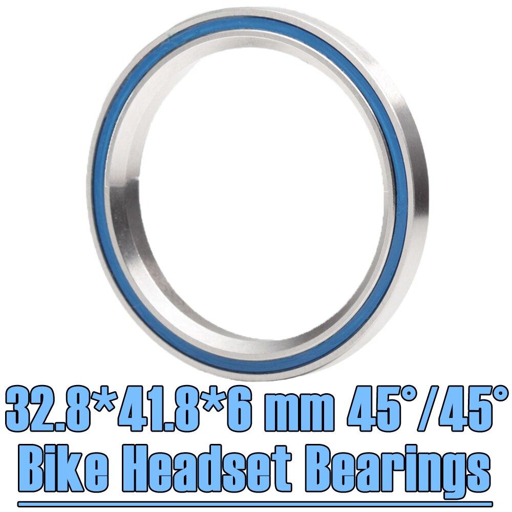 MR136-Rodamientos de bolas para bicicleta, piezas de reparación de auriculares de 1-32,8 pulgadas, 41,8x45/45x6mm, 1/4 grados, ACB418H6 ( 1 Ud.)