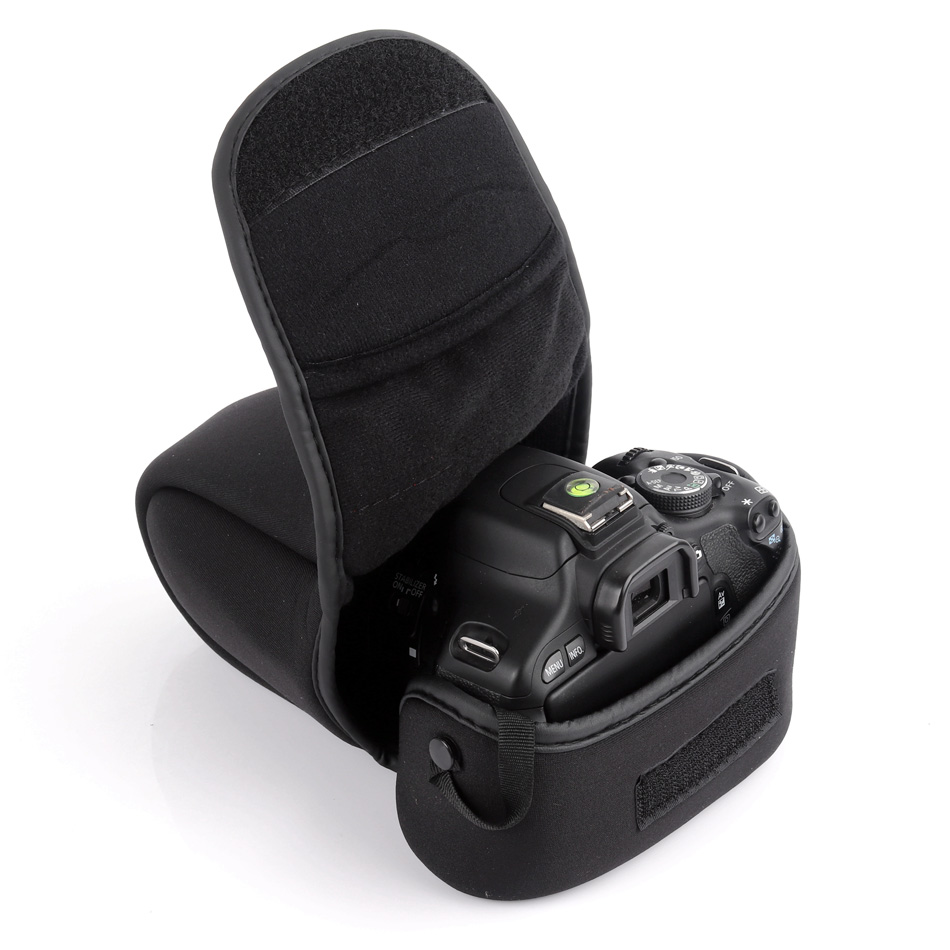 Verkoop DSLR Camera Tas Inner Soft Case voor Nikon Canon Camera Sony alpha Camera Soft Case Neopreen foto Rugzak