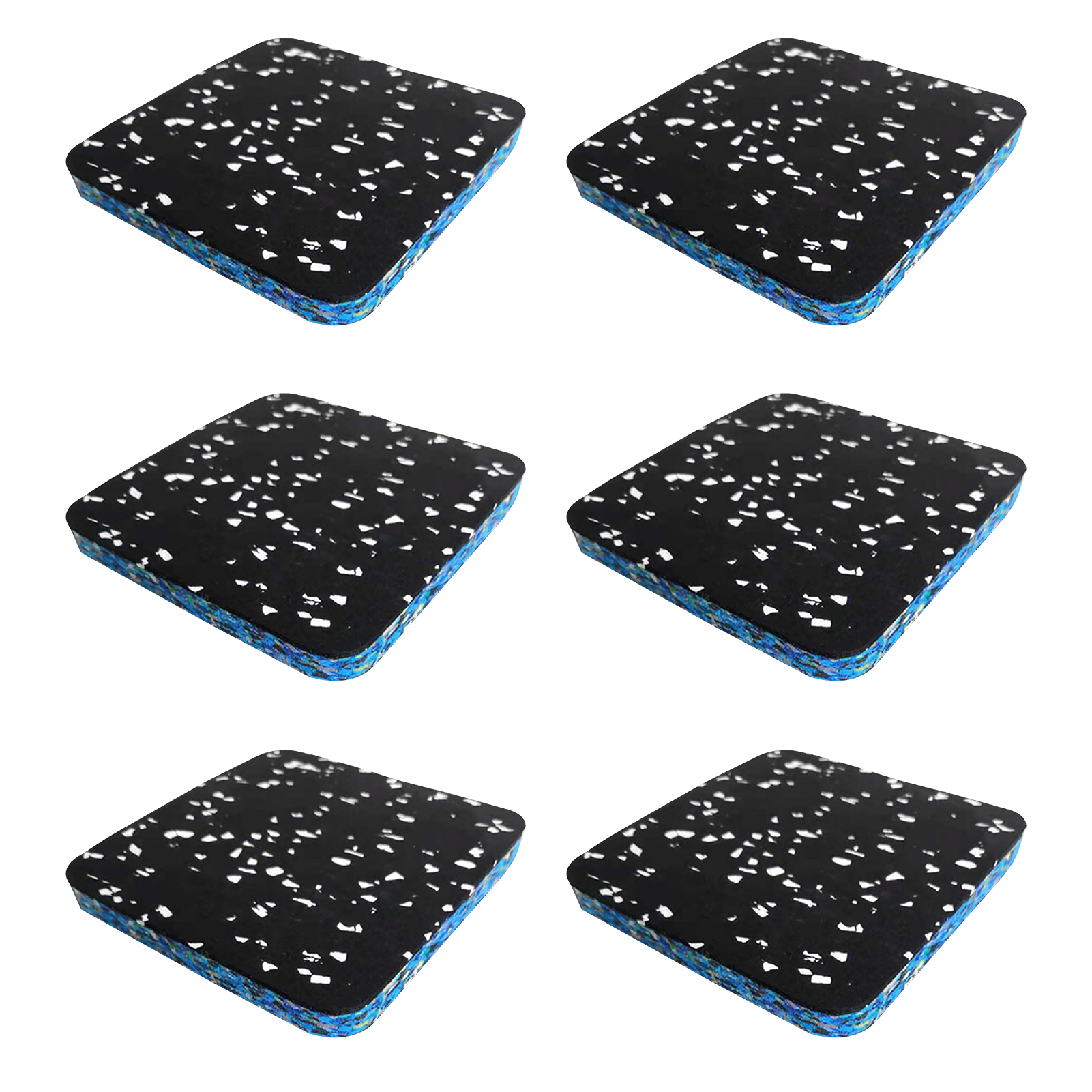 Treadmill Mat Sound Insulation Wear Resistant Thickened Running Machine Floor Protection Home Shock Absorbing: black