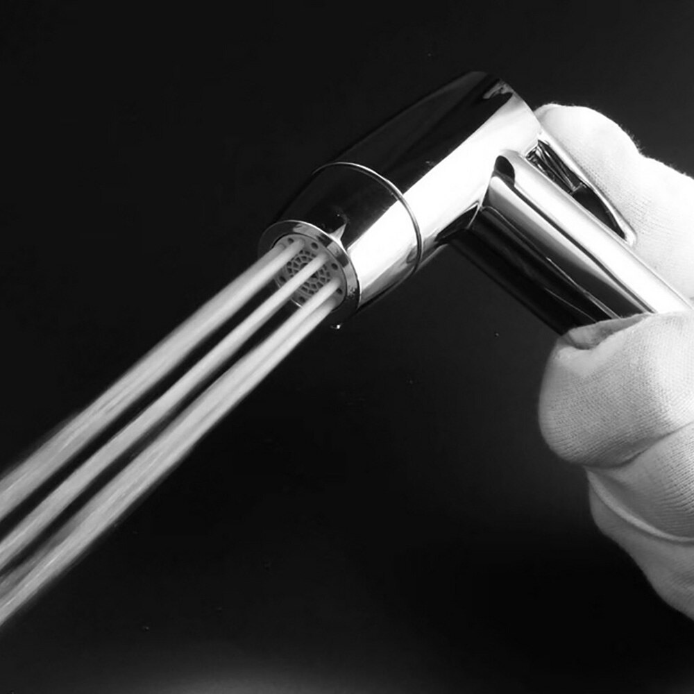 Håndholdt toalett bidet sprøyter sett sett rustfritt stål hånd bidet kran til dårlig håndsprøyter dusjhode selvrensende