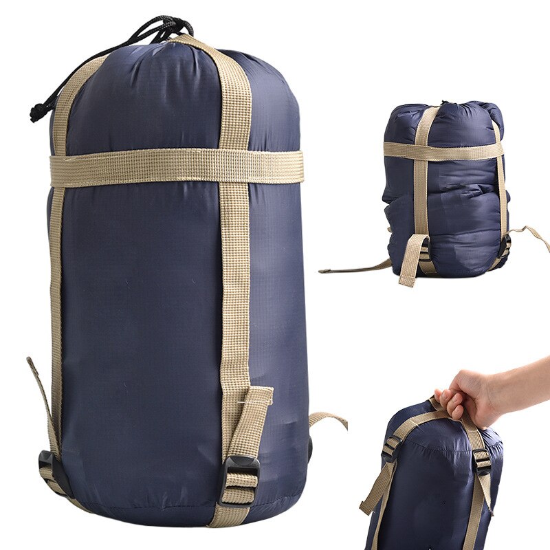 Durable Sleeping Bag Storage Bag Portable Outdoor Hiking Camping Sleeping Bag Winter Compression Pack Travel Hammock Storage Bag