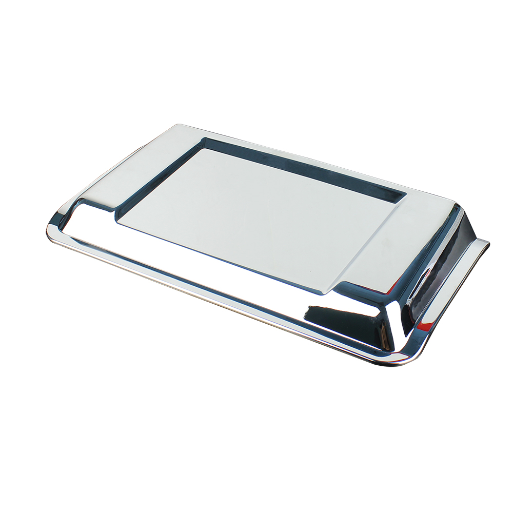 ABS Air Intake Hood Vent Scoop Outlet Cover Trim for Jeep Wrangler JL Black Chrome: Chrome