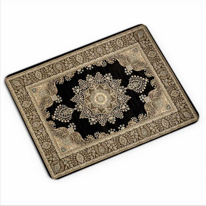 Persian Carpet Computer Laptop Mouse Pads Mysterious Decorative Desk Mats Washable Non-Slip Rubber Base with Precision Lock Edge