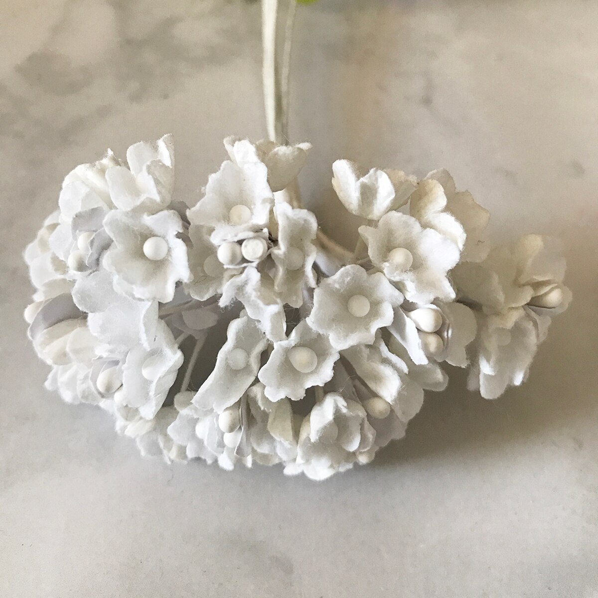 8 Stuks/40 Heads 1 Cm Mini Papieren Bloemen Rozen Boeket Kunstmatige Bloem Goedkope Bruiloft Decoratie Voor Scrapbooking Diy flores