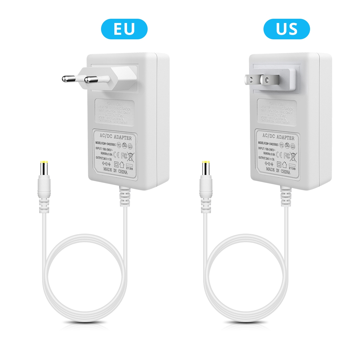 LED-Treiber AC 100V-240V zu DC 12V 24V 2A 3A Beleuchtungstransformatoren Schaltnetzteil Adapter Konverter Ladegerät für LED-Streifen