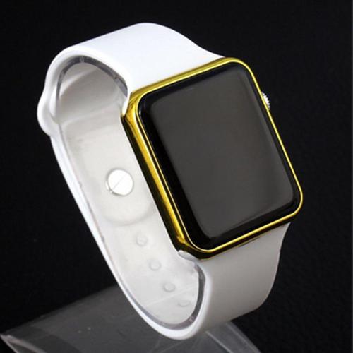 Sport Digital Watch Women Men Square LED Watch Silicone Electronic Watch Women's Watches Clock relogio feminino digital reloj: SKY BLUE
