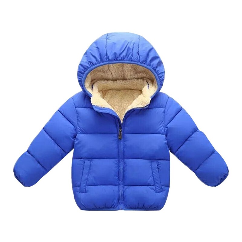 Winter Kids Baby Berber Fleece Jas Meisje Jongen Hooded Jassen Solid Mantel Jas Dikke Warme Bovenkleding Baby Jongens Meisjes kleding