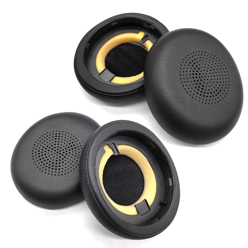 Almohadillas de cuero Premium para JABRA ELITE 45H Evolve2 65 almohadillas de cojín para auriculares QX2A