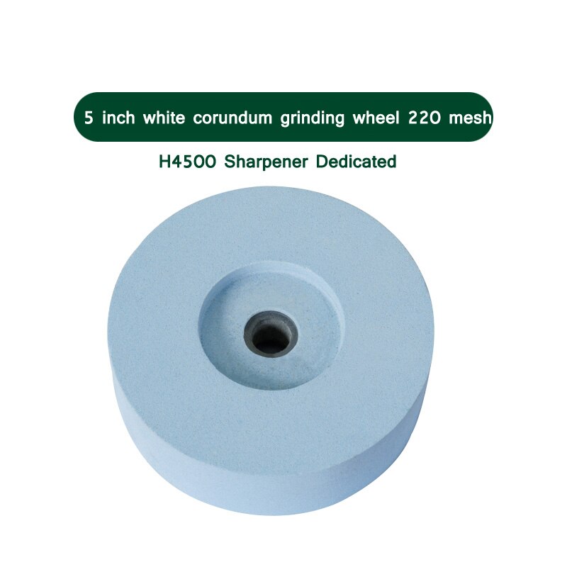 5 Inch Electric Sharpener Water-cooled Knife Grinder Wheel H4500 Electric Sharpener Stone Diamond Grinding Wheel 220 Mesh: white corundum