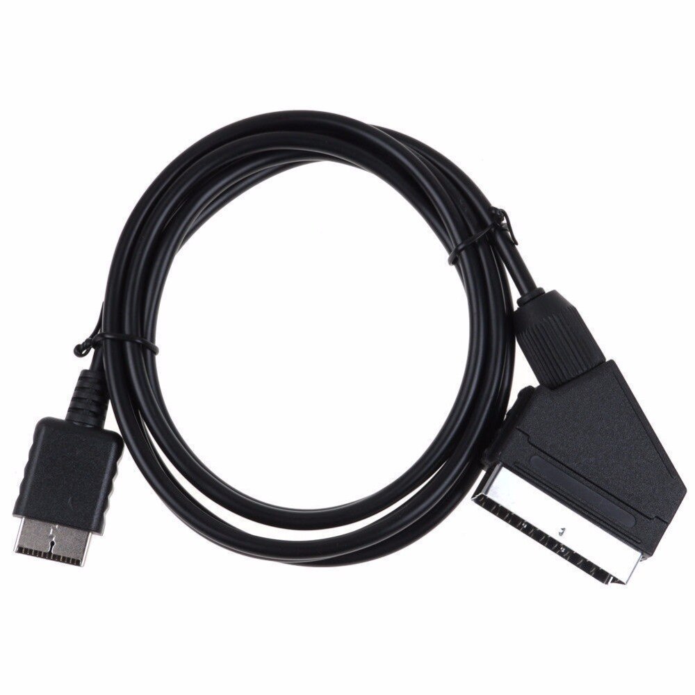 Cable Scart de 1,8 m para PlayStation 1, 2, 3, PsOne, s-limline, PS1, PS2, PS3, RGB