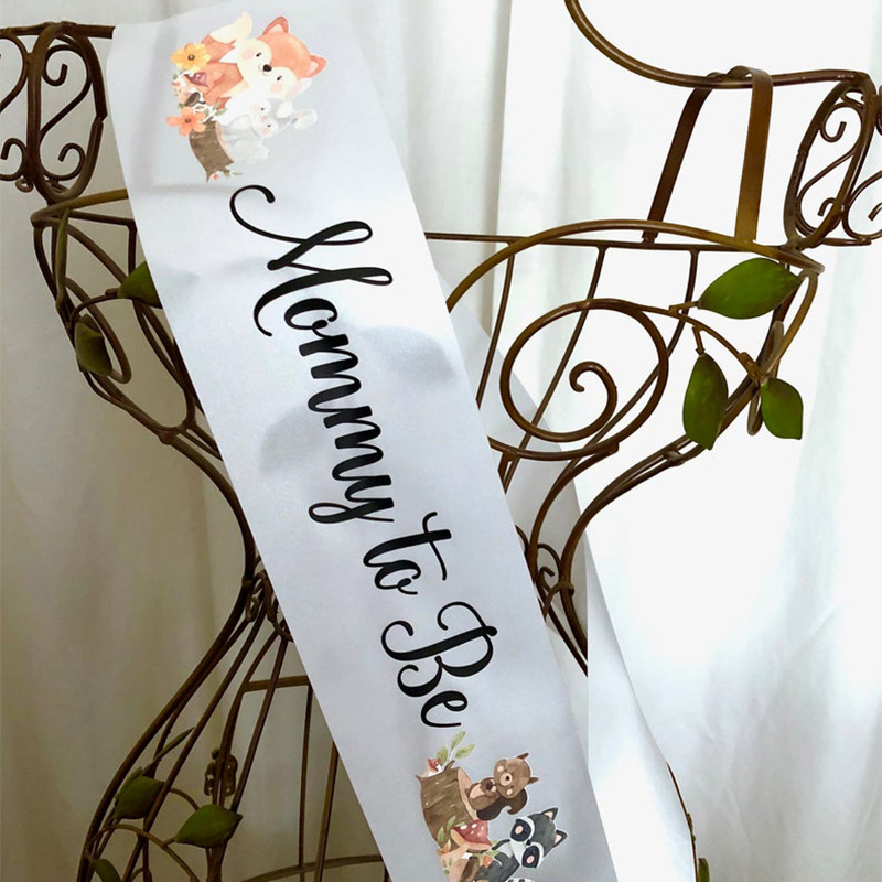 Tropisk flamingo palme mamma mor mamma skal være sash dyr jungel baby shower kjønn avsløre gutt jente dekorasjon gravid