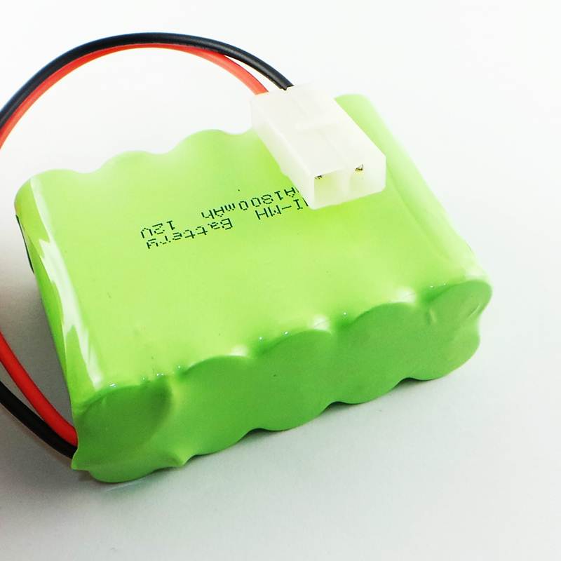 Cargador de batería marrón de 12V, 5 NiMH, 1800MAH, NI-MH, 12V, AA, célula de iones de litio recargable