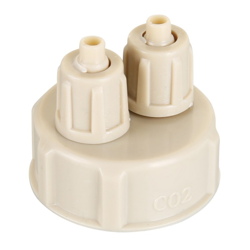 2pc CO2 Aquarium Fish Tank DIY Ozon Fles Cap Air Diffuser Generator Quick Release Afgesloten Buis Tool Kit Aquarium gereedschap