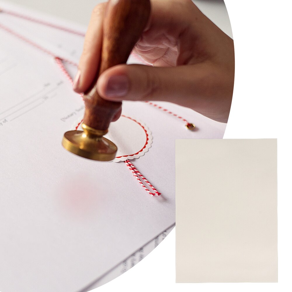 1 Set 5Pcs Certificate Paper Fine Safe DIY Novel Paper Core 12K Border Inner Sheet A4 Inner Page