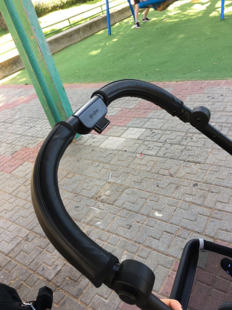 Baby cybex balios s klapvogn armlæn push bar pu beskyttelseskuffedæksel 28 x 24 x 12cm barnevogn håndtag kørestole klapvogne tilbehør