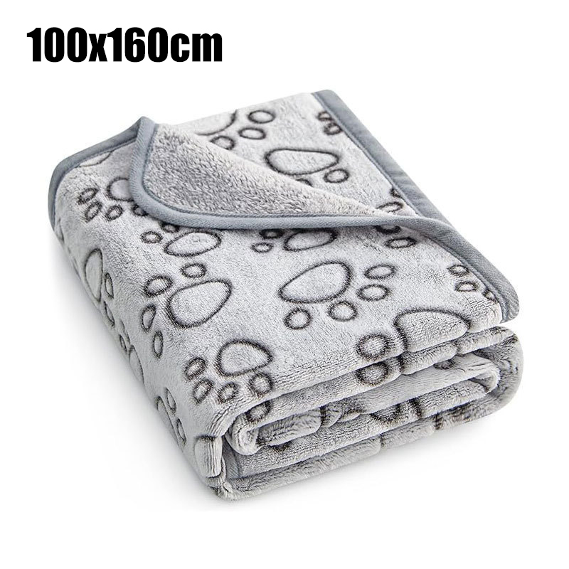 Couverture douce et moelleuse pour chien et chat, couverture apaisante pour animaux de compagnie, confortable et chaude, petite couette lavable, motif de dessin animé, tapis de couchage pour chiot et chat