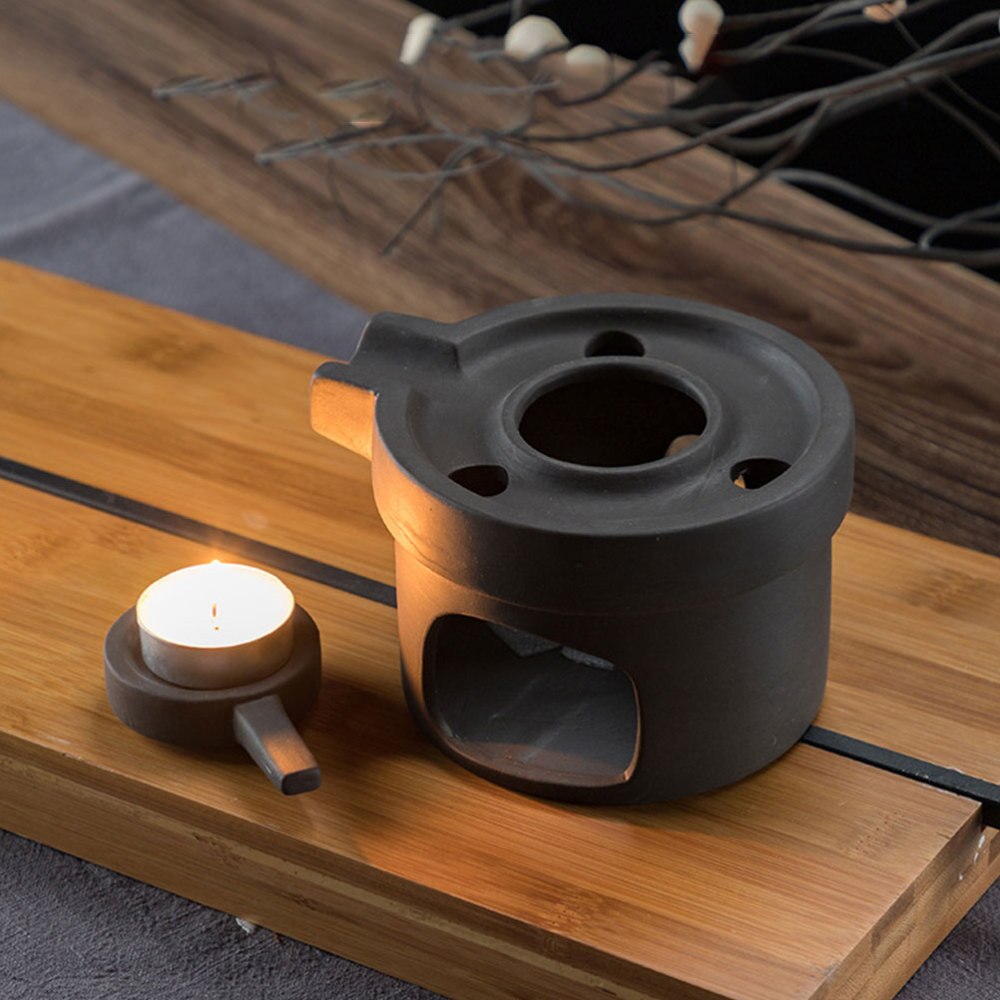 1Pc podgrzewacz robić herbaty czajnik cieplej świecznik ceramiczny stojak podgrzewacz robić herbaty czajnik robić herbaty cieplej świecznik bez świecy