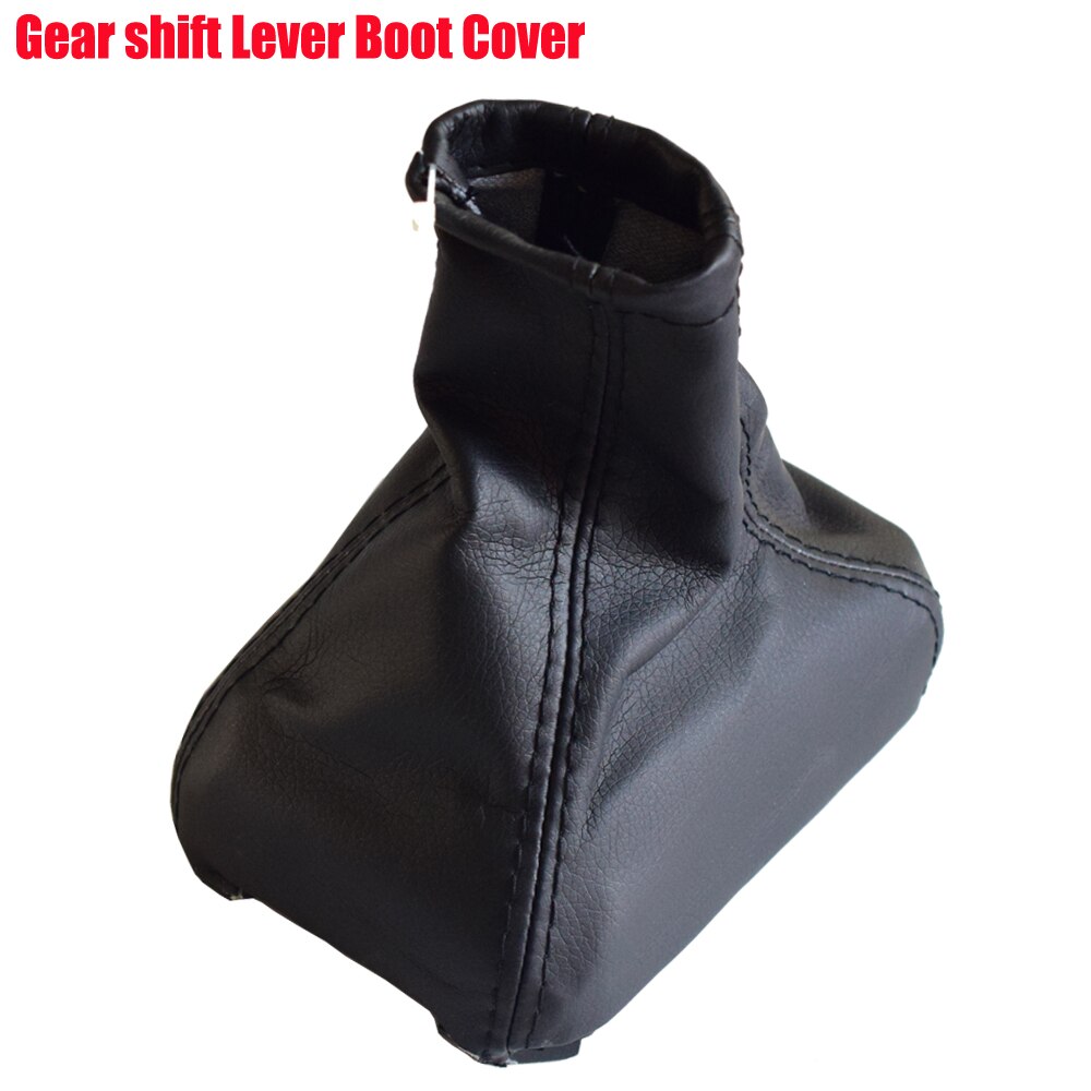 Pomo de cambio de marchas de 5 velocidades para coche, cubierta de arranque de polaina completa, freno de mano, funda a prueba de polvo para OPEL CORSA C (01-06) TIGRA B (04-12) COMBO C: Rojo