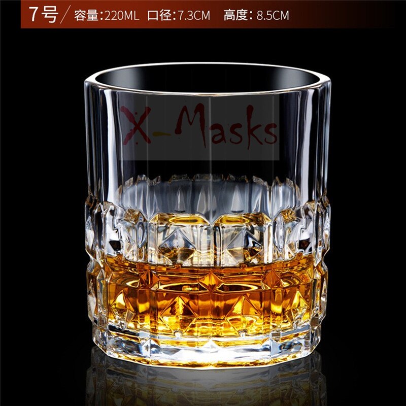 Beer Mug Crystal Glass cup Whisky glasses tazas garrafa vasos vidrio bardak copas vino copas cristal szklanki vodka bicchieri: 7