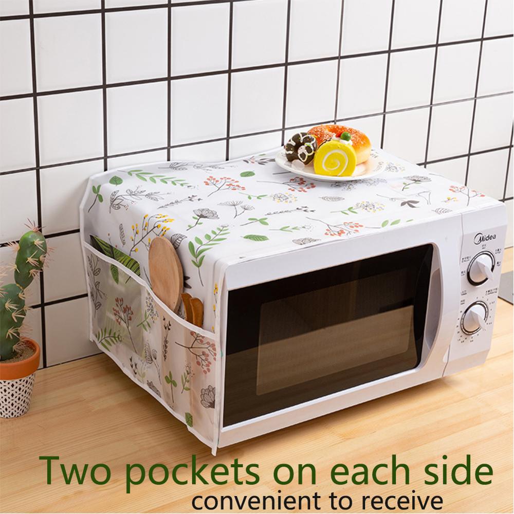 Waterproof and Oilproof Oven Cover Storage Bag Kitchen Accessories Dust Cover Microwave Cover Home Clean Accessories Home Decor
