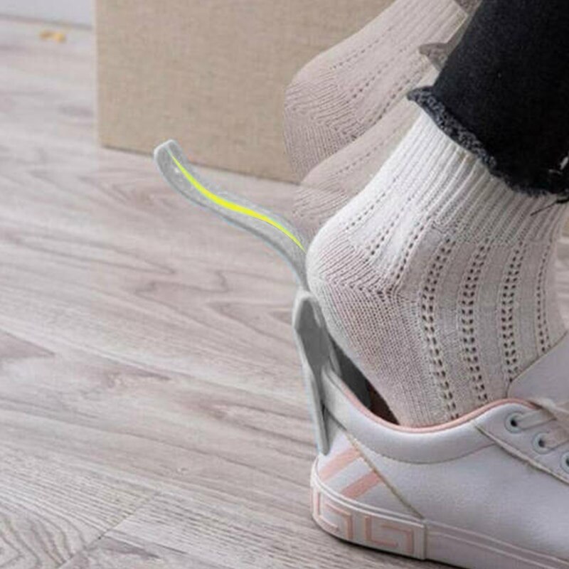 2Pcs Lazy Unisex Slijtage Schoen Hoorn Helper Schoenlepel Op En Schoen Stevige Slip Aid