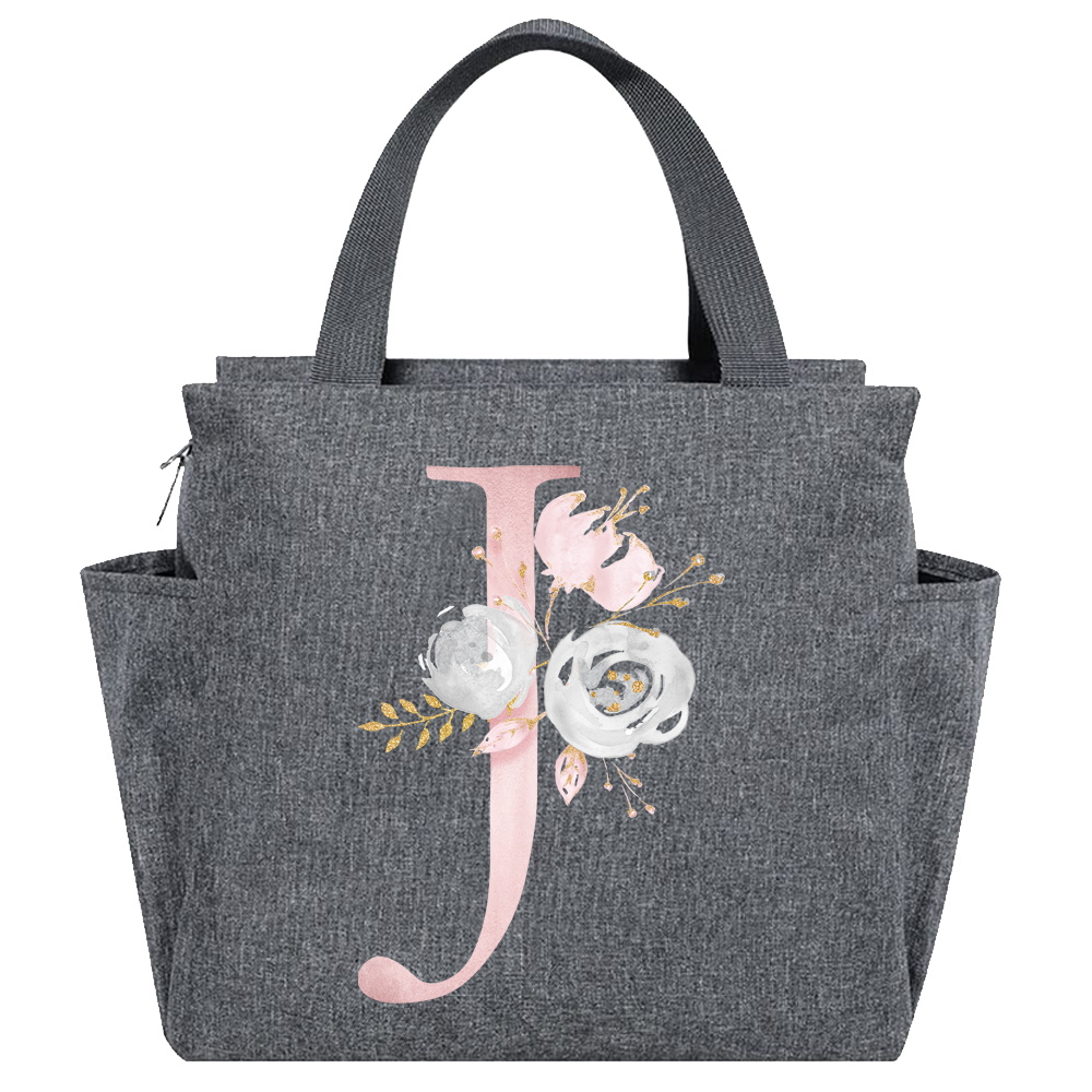 Izolowana torba na lunch Cooler Lunch Box Przenośna izolowana płócienna torba Bento Pack Termiczna torba na żywność Piknikowa torba na ryż dla kobiet i dzieci: YELLOW