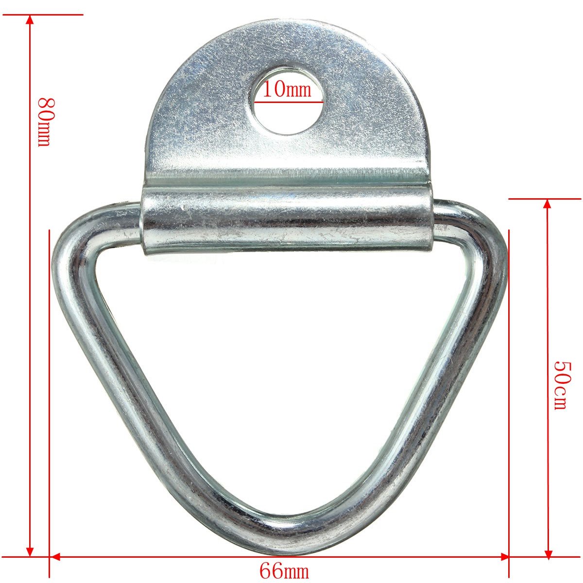 650Kg Auto Tie Down D Ring Belasting Anker Gesmeed Sjorren Towing Ring Anker Trailer Metalen Ring Voor Vrachtwagen van Boot