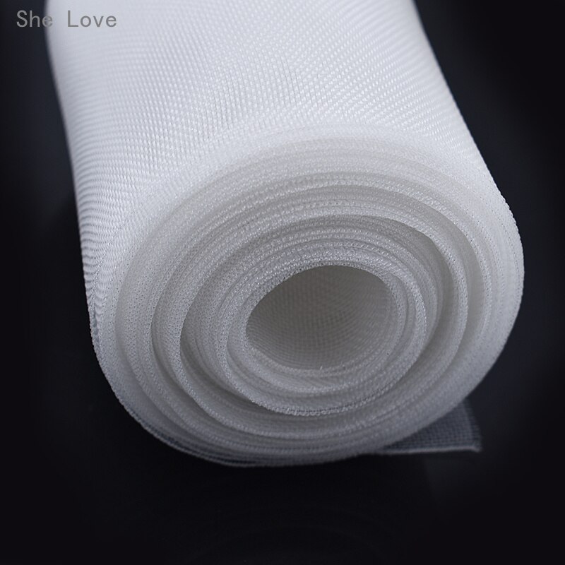 Chzimade 10 Metres Transparent Curtain Tape Border Pleat Trim Tape Ribbon Lace Grommet Header Tape Curtain Accessories