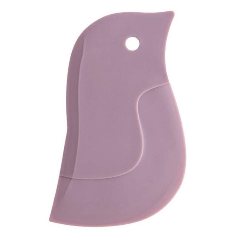 Kitchen Multifunctional Scraper Flexible Dough Scraper Cake Cooking Soft Bowl Mixing Scraper Kitchen Supplies **: Pink