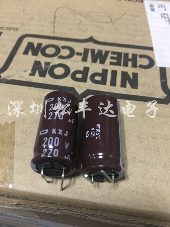 20pcs NIPPON KXJ 200V270UF 16x31.5MM NCC electrolytic Capacitor 270UF 200V CHEMI-CON 270uf/200v kxj EKXJ201ELL271MLN3S