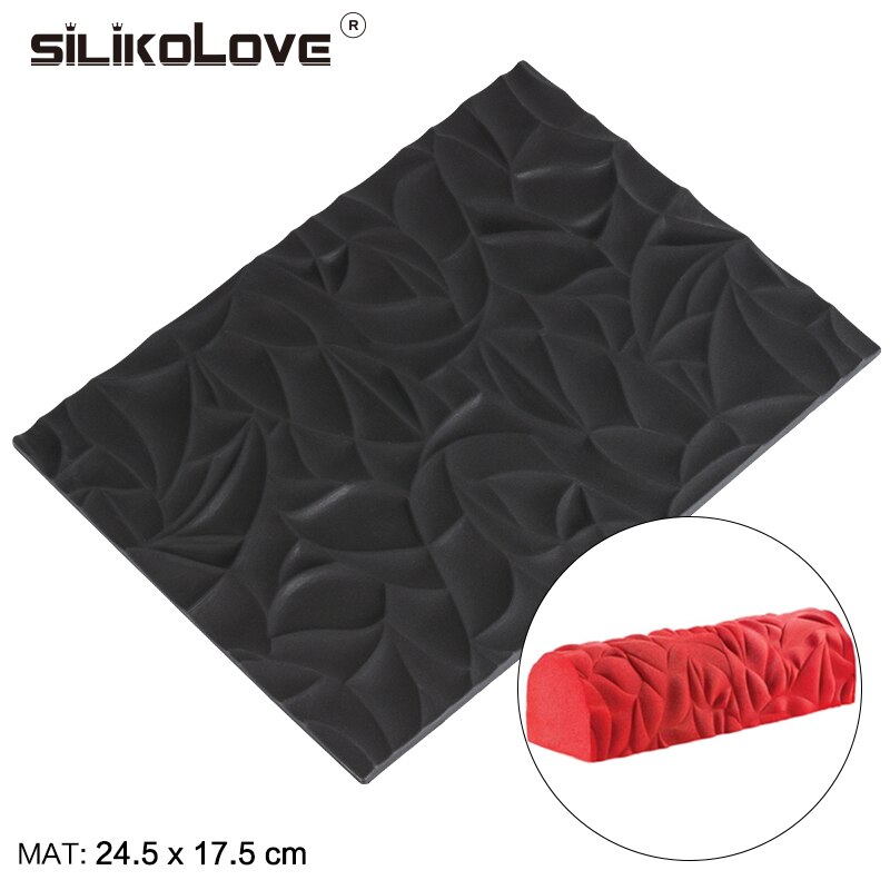 SILIKOLOVE DIY Silicone Mould Heat Resistant Texture Mat Mold Kit Mousse Baking Dessert Christmas Molds Mats Freedom Combination