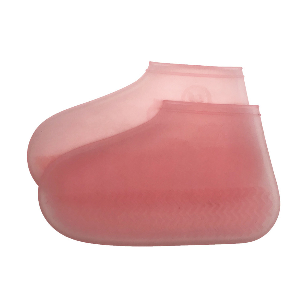 Reusable Rain Gear Boots Snow Shoe Covers Waterproof Shoes Overshoes S/M/L Camping Slip-resistant Rubber Rain Boot Overshoes: PKM