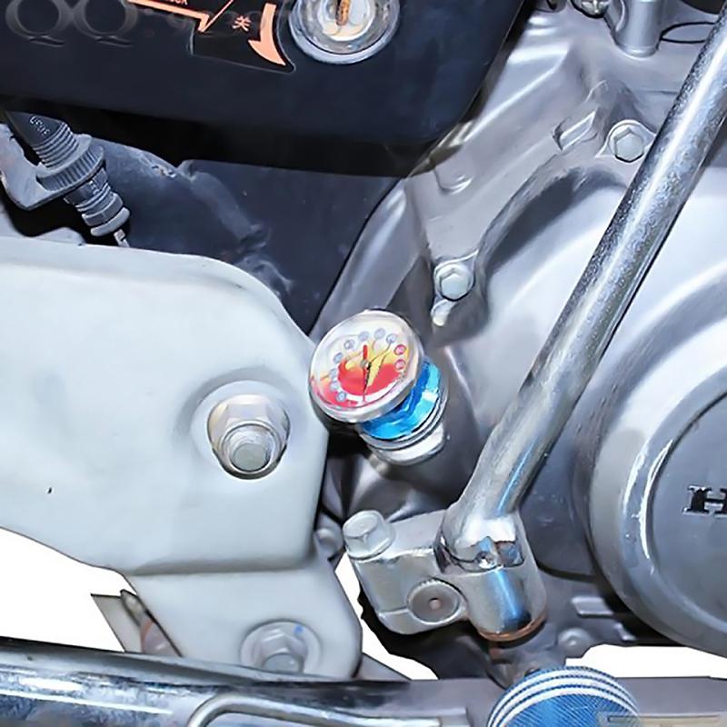 13.5cm cnc aluminiumlegering olietank temperaturmålere 0 ~ 100\ cm motorcykeldele til 110cc 125cc snavs pit cykel atv