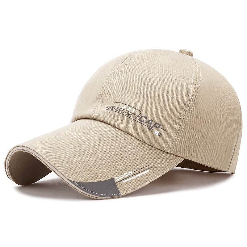 Men Women Summer Baseball Cap Quick Drying Hats Unisex Breathable Sport Pure Color Snapback Hat bone baseball hat: Khaki2