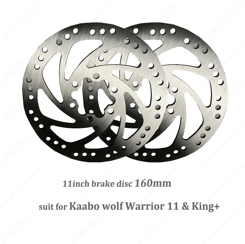 Originele Kaabo Accessoires Remschijf Voor Kaabo Mantis 10 Kaabo Wolf Warrior X Kaabo Wolf Warrior 11 Kaabo Wolf Koning +: 2pcs Warrior11 160mm
