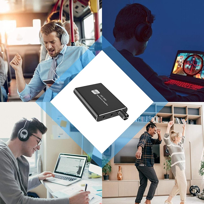 Tragbarer hifi-bluetooth- 5.0 3.5mm stereo-audioempfänger mit kopfhörerverstärker