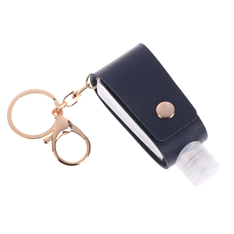 1PC Travel Portable Keychain Hand Gel Holder Split Bottles Mini Hand Sanitizer Split Bottle No Clean Detachable Cover Bottle: YKHG0095-NY