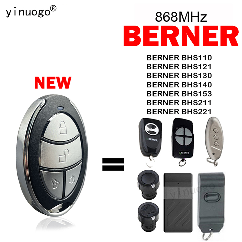 For 868MHz HORMANN MARANTEC BERNER BelFox DICKERT Garage Door / Gate Remote Control Face to face Clone Hand Transmitter