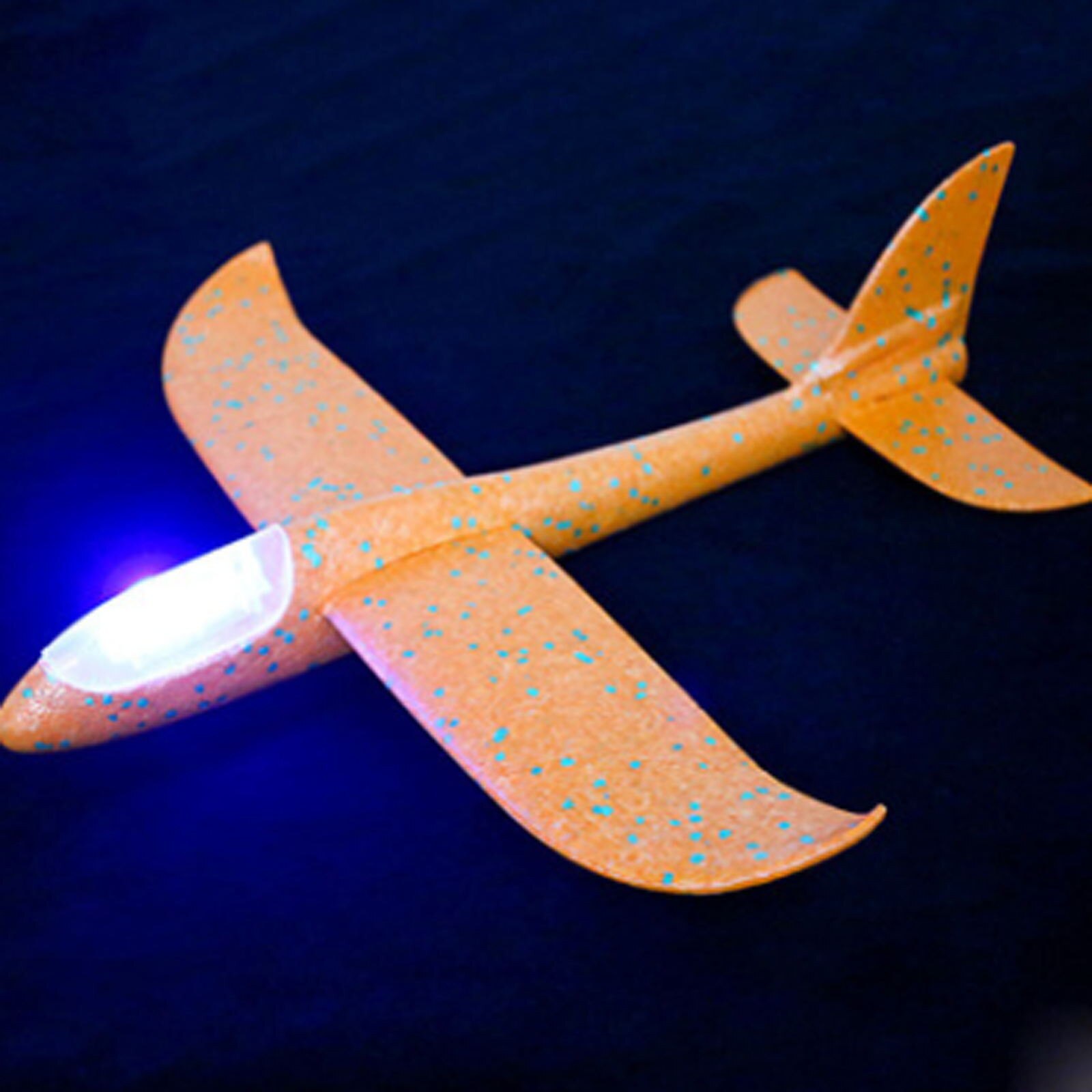 Foam Throwing Glider Toy Airplane Aircraft Multiple Colour Toy Hand Airplane Model Glow Toys Throw The Plane ألعاب منتج جديد: I