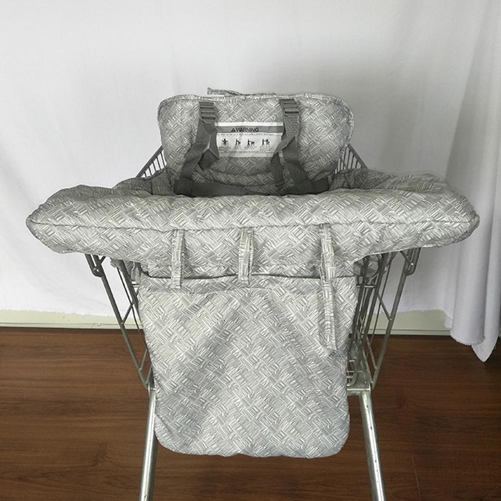 Travel Foldable Portable Baby Shopping Cart Seat Cover Cushion Pad Multifunctional Dining Chair Pad For Baby Chair Seat Mat