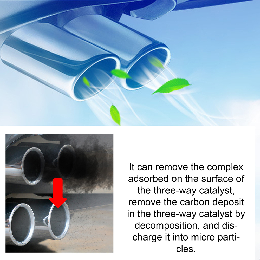 Car Catalytic Converter Cleaners To Automobile Engine CSV Clean Accelerators Catalysts Easy Cleaner