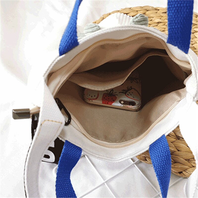 Straat Foto Leuke Panda Messenger Bag Meisje Kleine Verse Canvas Tas Vrouwelijke Student Zak Vrouwelijke Zak