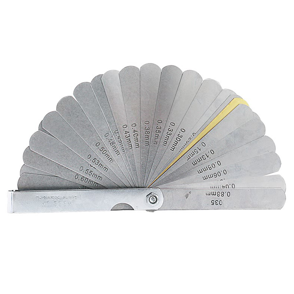 Jardim casa marcado feeler calibre imperial duplo rangefinder ferramentas manuais plug metric 32 lâmina faísca