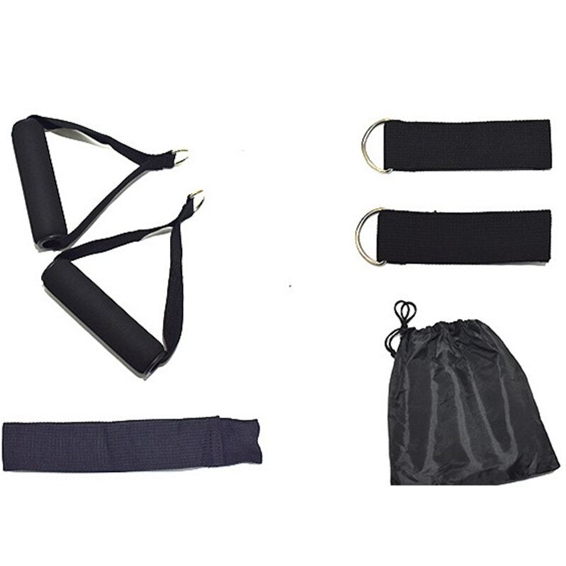 Sangle De Tirage Pour Rameur (4m) - Remplacement Fitness - Universelle En Silicone Noir