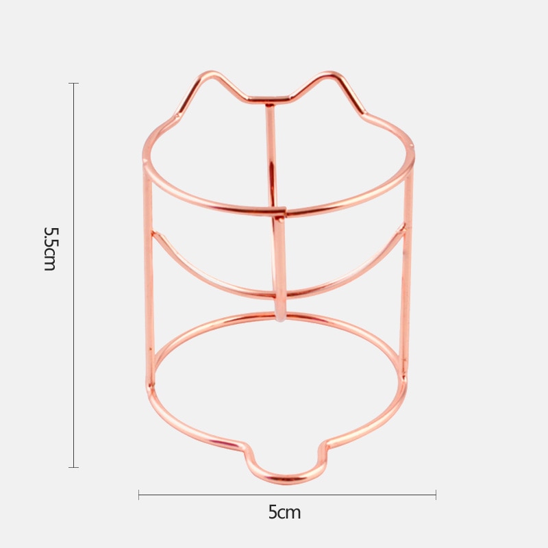 1 pcs Cute Cat Beauty Egg Bracket Dryer cosmetic Makeup Sponge Gourd Powder Puff Rack Organizer Box Shelf Holder storage Tools