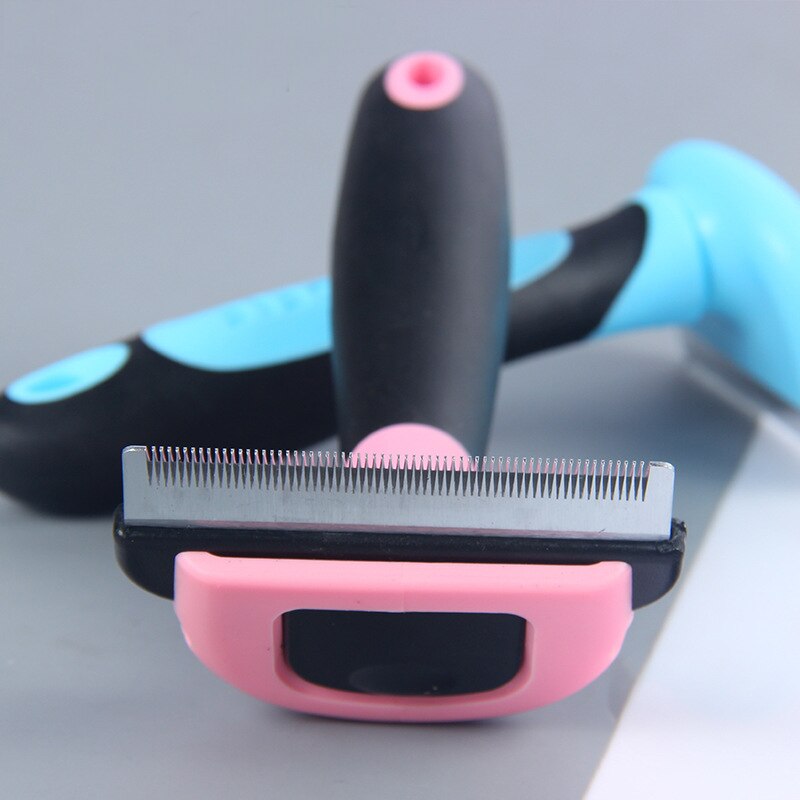 Pet Dog Cat Hair Removal Brush Comb Pet Grooming Tools Cini Furmines Hair Shedding Trimmer a comb for dogs