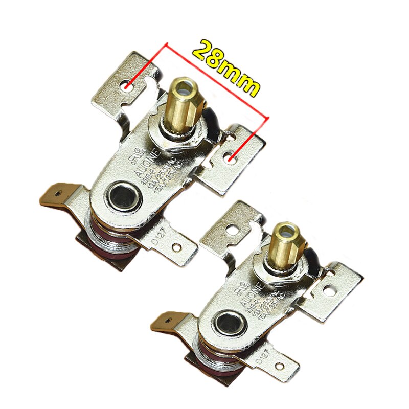 2Pcs Universal Electric oven Thermostat Mechanical Adjustable Temperature Switch Controller Electric heater parts Accessories